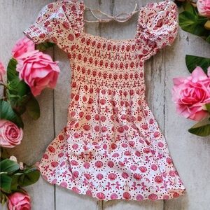 HILL HOUSE home The Nap Dress Size S Cottagecore Boho Seashell prints